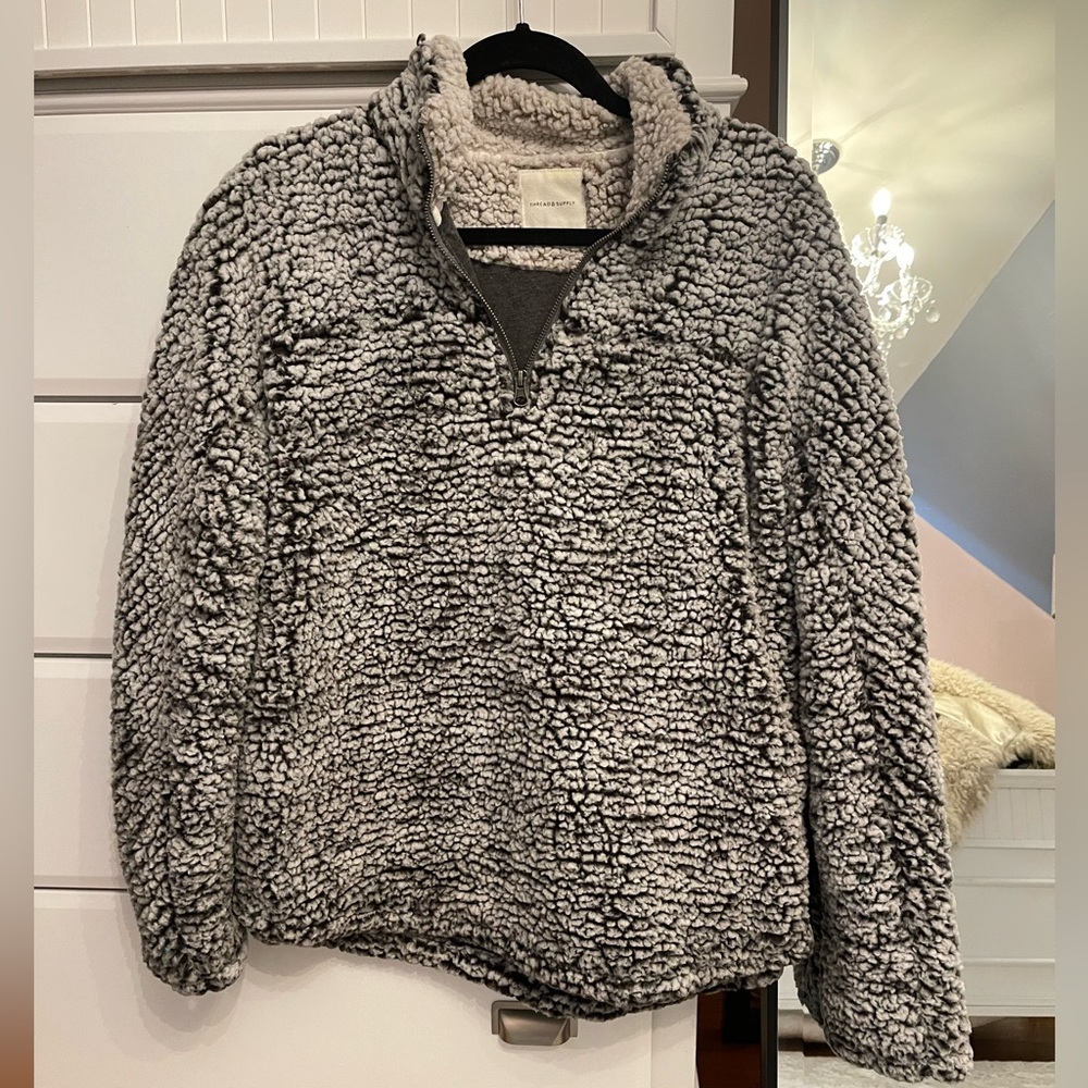 Fuzzy zip up